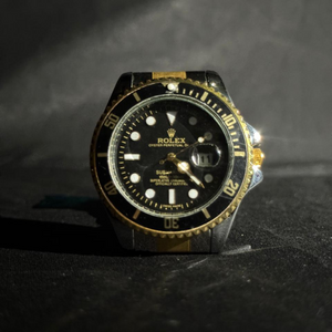 Rolex Submariner Date Men’s Watch – Gold & Black Noblistic Edition | Automatic Swiss Luxury