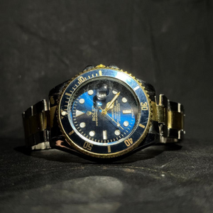 Rolex Submariner Date Men’s Watch – Golden & Blue Noblistic Edition | Automatic Swiss Luxury