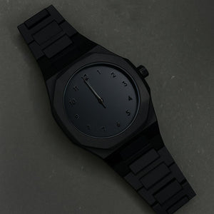 Black Aura Quartz Analog Watch for Men & Boys – Stylish Casual Timepiece